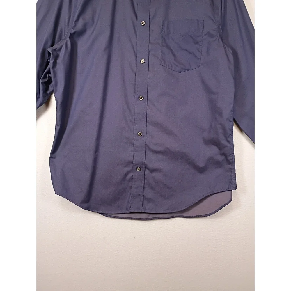 Professional Banana Republic Mens Large Purple Non Iron Classic Fit Dress Shirt